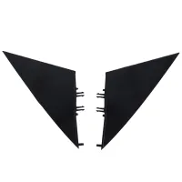 Car Triangle Trim Panel Exterior Mirror Triangle Trim Panel Triangle Trim Panel Black for Tesla Model 3 Replacement