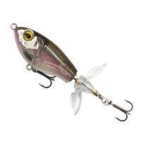 นุ่มหมุนหาง Popper Hard เหยื่อ Bass Swimbait สำหรับปลาคาร์พ Pike Topwater ลอยคู่ใบพัดตกปลา Lure 9G 16G