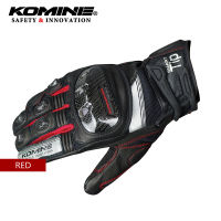 ใหม่KOMINEถุงมือKOMINE GK-193คาร์บอนไฟเบอร์มอเตอร์ไซค์ถุงมือนักแข่งประสิทธิภาพสูงป้องกันหมวกขี่มอเตอร์ครอสถุงมือหน้าจอสัมผัสหนังถุงมือขี่จักรยาน