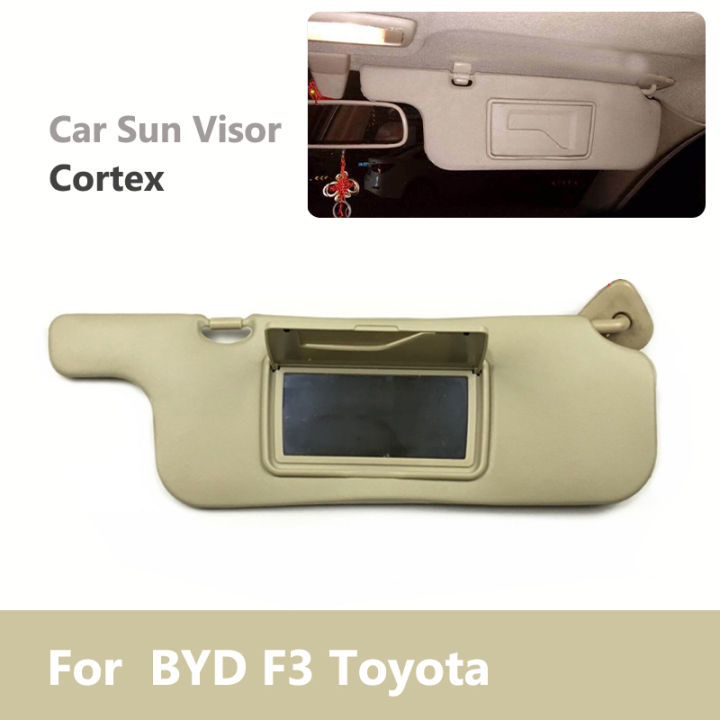 ที่บังแดดอุปกรณ์เสริมรถยนต์-สำหรับtoyota-byd-f3ที่บังแดดกระจกแต่งหน้าสำหรับขับรถด้านขวา