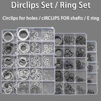 Circlips untuk lubang/Circlips untuk shaft/E Set kombinasi cincin Clamp Spring Split Washer c-type E-type Circlip Plier Set