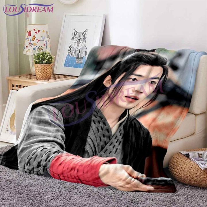 in-stock-unconditioned-little-zhan-wang-yibo-flannel-blanket-master-mos-blanket-sofa-sheet-tv-series-soft-warm-blanket-can-send-pictures-for-customization
