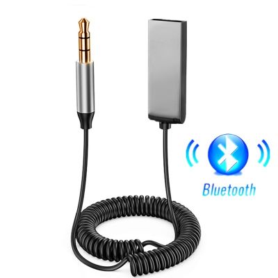 Bluetooth Aux Adapter Dongle USB To 3.5mm Jack Car Audio Aux Bluetooth 5.0 Handsfree Kit For Car Receiver BT transmitter