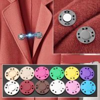 ☇∈ Colourful Hidden Metal Magnetic Snaps Button Sewing Supplies Magnet Stone DIY overcoat Handbag Sewing Buttons