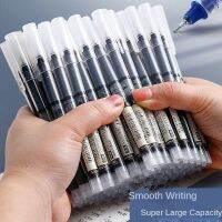 5/10 Pcs Exam Signature Ballpoint Pen 0.5mm Black Blue Ink High Capacity Gel Pens For Writing School Office Stationery Supplies Pens