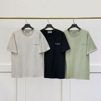 2022 spring FEAR OF GOD double-line ESSENTIALS flocking tide brand loose FOG short-sleeved summer T-shirt