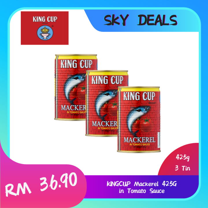 [Expired between 812 months] King Cup Mackerel 425G Sardine Can in