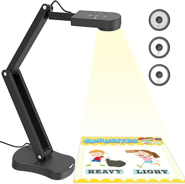 pakotoo-8mp-usb-document-camera-for-teachers-and-classroom-for-a3-a4-size-with-dual-mic-3-level-led-light-up-and-down-left-and-right-image-inversion-for-distance-teaching-amp-learning