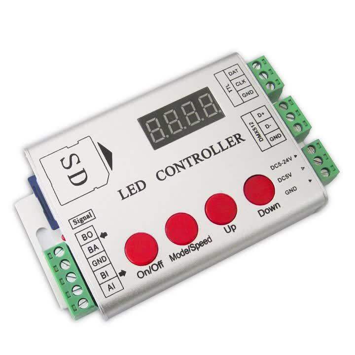 DC512V Led FullColor SinglePort Controller สูงสุด2048จุดหลายแถบแสง