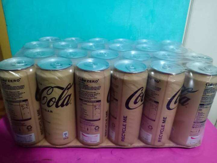 Coke CocaCola Zero Sugar Vanilla No Calories 320ml 24 cans Lazada PH