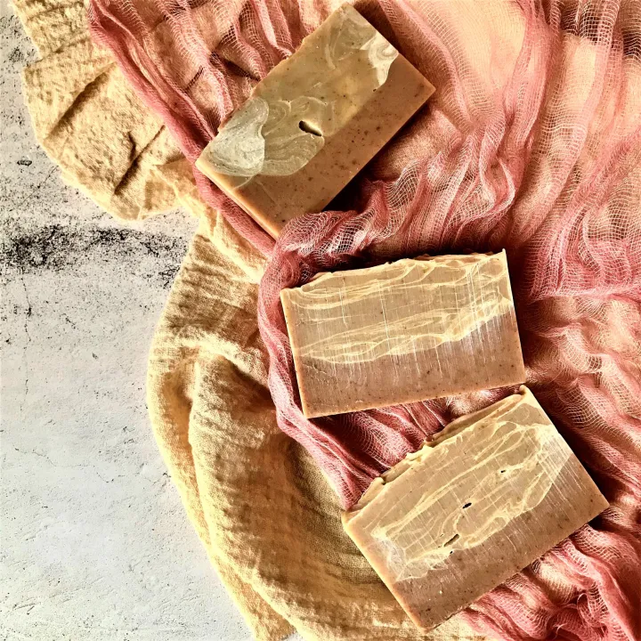 Korean Rice Milk with Licorice & Goji Berry Soap Bar (Cold process