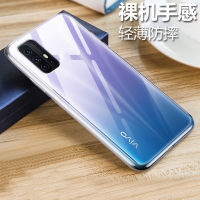 สำหรับ Vivo V17 1919บางนุ่มใสซิลิโคนยางป้องกันรอยขีดข่วน CP กรณีของเหลวคริสตัลป้องกันสีเหลืองได้รับการออกแบบปกหลังผิว