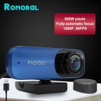 FHD 1080P 60FPS H.264 Auto Focus Webcam with Microphone Privacy Cover for Desktop Laptop PC Meeting Streaming Web Camera USB