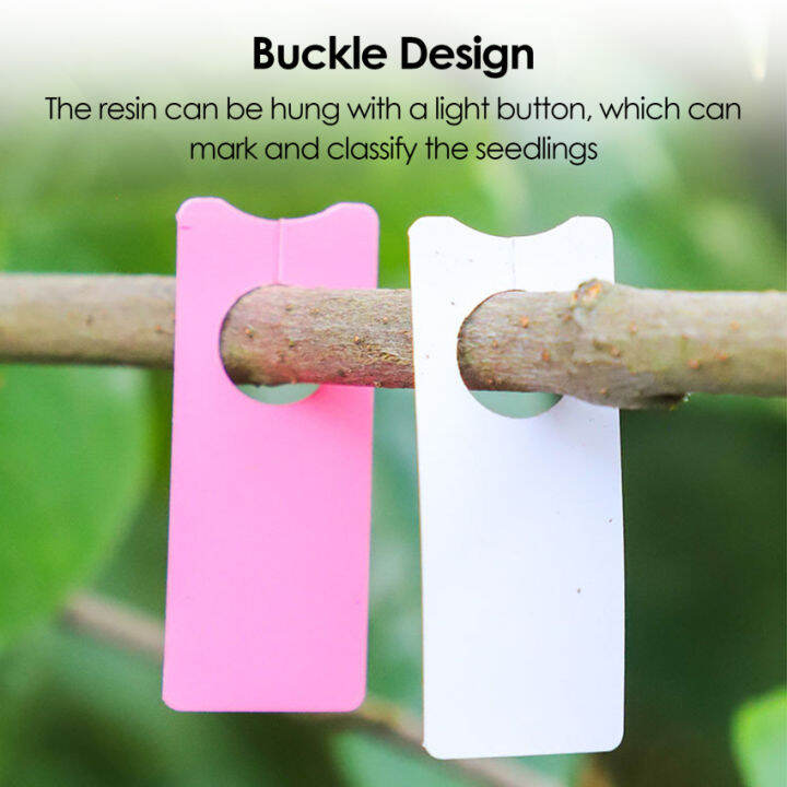 Waterproof Plant Tags 100 Pcs Multi Size White Plant Labels for