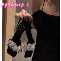 ✠ PARANOIA I รองเท้าพรีเมี่ยมฮ่องกงรองเท้าส้นสูงของผู้หญิง