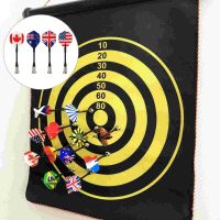 12 Pcs Metal Tip Dart Flights Flying Toys Replacement Dart Poppets Kids Flag Dart Outdoor Safety Magnet Dart