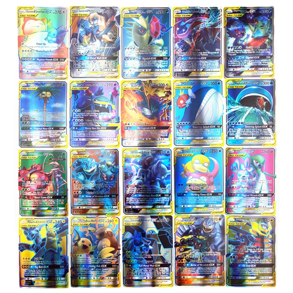 Pokemon Card Set Children GX Trading Cards With 95 GX Pokemon Cards 5 Mega Pokemon  Cards Kids Cartoon Shiny Cards Birthday Giftmissingaccesskeyid :  Accesskeyid Is Mandatory For This Action. + [ Requestid :