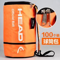 ✔☊● HEAD Hyde Tennis Barrel Bag Shoulder Bag Thickened Travel Backpack Waterproof Belt Insulation Layer 100 Ball Barrel Bags