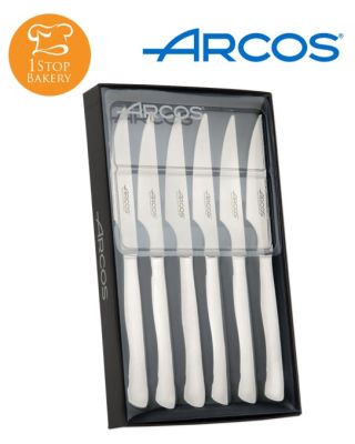 Arcos Spain 378200 Steak Set 6 PC.-3765 Case-Mesa/ชุดมีดสเต็ก 6 ชิ้น