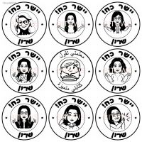 ✌☾♦ Customized Teacher Stamps hebrew for school homework seal self-inking Arabic Stamp 40mm Round