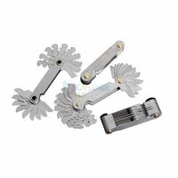 Practical 60 and 55 Degree Screw Thread Gage Gauge Metal Folding Measuring Tool Metric Whitworth Pitch 20 Blades Fast Delivery