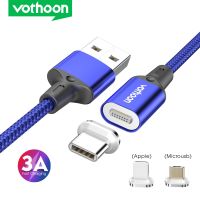 yqcx001 sell well - / Vothoon 3A Magnetic USB Cable Fast Charging Micro USB Type C Cable For iPhone Samsung Xiaomi Magnet Charger Mobile Phone Cable