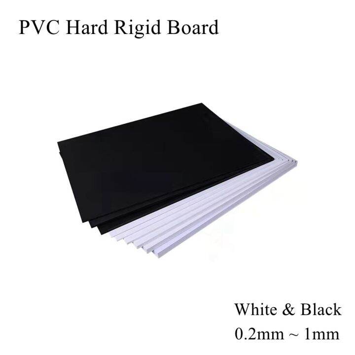 PVC Hard Rigid Board White Black Gloss Plastic Sheet Waterproof