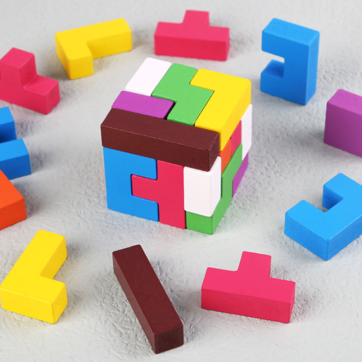 ปริศนาบล็อกเตตริส0-91ของเล่นปริศนาพัฒนาปริศนาสำหรับเด็กอายุ4ถึง6ปีขึ้นไป