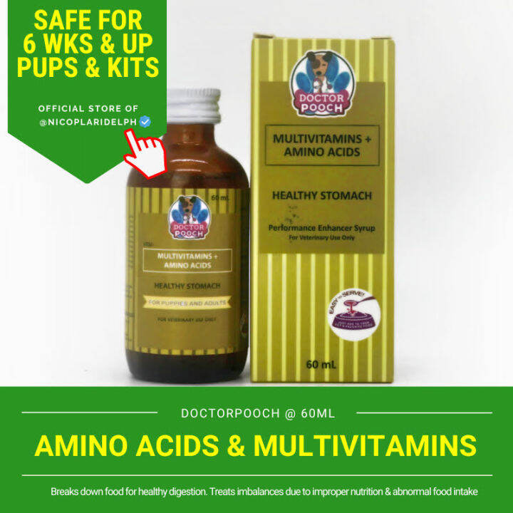 Doctor Pooch Healthy Stomach Multivitamin and Amino Acid for Pets with