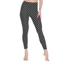 [HOT HULXOIQQQEWV 573] VISNXGI ผู้หญิง Leggings เอวสูง Dot ออกกำลังกาย Leggins Mujer สูงยืดกีฬาสุภาพสตรีโพลีเอสเตอร์สบายๆพิมพ์แบบกางเกง