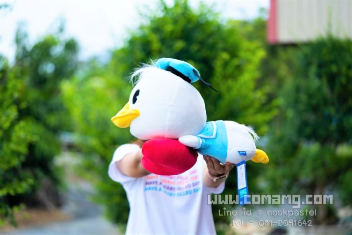 ตุ๊กตา-donald-duck-เป็ดโดนัลดั๊กกอดหัวใจ-ลิขสิทธิ์แท้