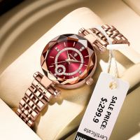POEDAGAR Luxury Wrist Watch Elegant Waterproof Stainless Steel High Quality Ladies Watch Diamond Dress Women Quartz Watches box