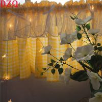 【YD】 South Korea Short Curtains for Bow Ties Half Curtain Room Valnace  A247