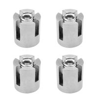 M2/M3/M4 Stainless Steel Wire Rope Holder Wall Cross Clip Wire Rope Clamp Cross Groove Head For Garden Wire Rope Fixation