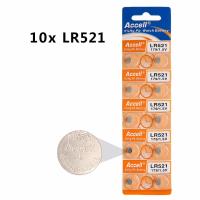 ถ่านกระดุม ถ่านนาฬิกา LR521 179/1.5V lr521 Accell Watch Battery ถ่านกลม นาฬิกา