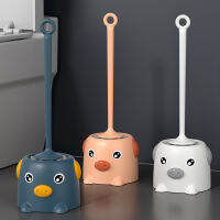 Home Toilet Brush Cleaner Cat Design Long Handle Flat Cute Toilet Brush Cabinet Brosse Toilette Bathroom Accessories