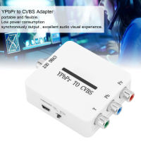 Video Converter Mini YPbPr to CVBS Audio Video Adapter สำหรับโปรเจคเตอร์ จอภาพ ทีวี