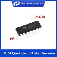 10 Buah/Lot LM324N LM324 IC OPAMP GP 4 Chip IC DIP-14 Kualitas Tinggi