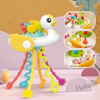 【hot sale】 ✧❂ C01 Montessori Activity Baby Toys 1 2 3 Year Development Silicone thing Toys Pull String Sensory Toys For Babies 6 12 Months Gift