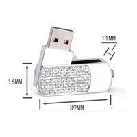 Hot BiNFUL Usb Flash Drive ไดรฟ์ปากกาคริสตัลสีชมพู U Disk 4GB 8GB 16GB 32GB 64GB บุคลิกภาพความคิดสร้างสรรค์ Flash Drive Memory Stick ของขวัญ