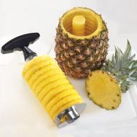 Stainless Steel Pineapple Peeler Fruit Vegetable Slicers Cutter Core Remover Blades Cooking Gadget Kitchen Tools Graters  Peelers Slicers