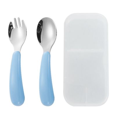 Toddler Utensils, 3 Forks &amp; 3 Spoons,Thick Easy-Grip Handles,Perfect Length for New Self Feeders,Gentle on Gums &amp; Teeth