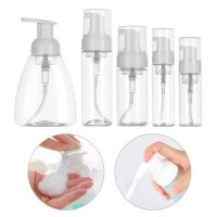 50/80/150/200/250/300ml Portable Travel Transparent Empty Spray Bottles / Plastic Squeeze Bottle / Soap Foam Pumping Dispenser Bottle / Refillable Container / Bottle / Multifunction Press Bottles For LotionShampooCosmeticAlcoholDisinfectant Liquid