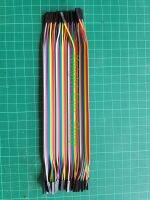 สายไฟจั้มเปอร์ ยาว 20 เซน   Jumper Wire Cable Dupont line 40pcs 20cm