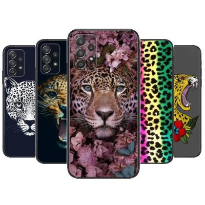 Tiger Leopard Print Panther Phone Case Hull For Samsung Galaxy A70 A50 A51 A71 A52 A40 A30 A31 A90 A20E 5G a20s Black Shell Art Phone Cases