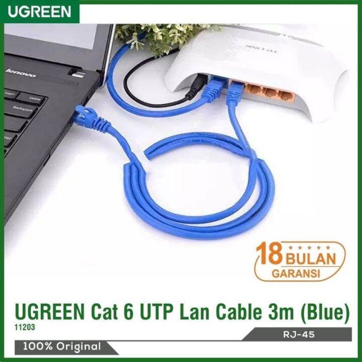 UGREEN Kabel LAN Cat 6 Data Transfer Speeds up to 1000Mbps/ UTP Lan