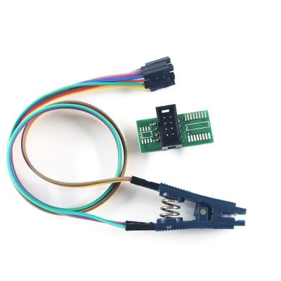 SOIC8 SOP8 Test Clip for in-circuit programming For EEPROM 93CXX/25CXX/24CXX on USB Programmer TL866 EZP2010 RT809H CH341