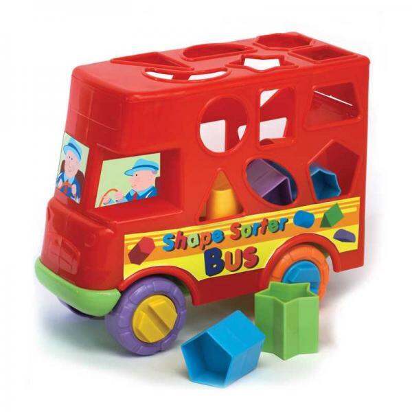 Fun Time Shape Sorter Bus Push Along Lazada Singapore
