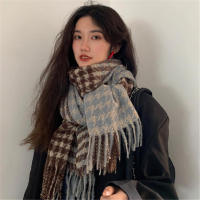 Stripe Printed Elegant Double-sided Korean Scarves Cashmere New Long Scarf Luxury Fashion Womens 2023 Jacquard New Thick Scarf Two-colors Printed Versatile Soft Autumn Winter Warm Shawl 1