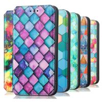 ✸❡ Colorful Leather Flip Case For Samsung Galaxy S20 S21 Ultra 5G S9 S10 Plus S20 FE Magnetic Phone Wallet Book Cover Card Holder